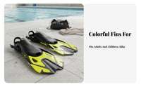 Snorkeling Fins Lightweight Comfortable Compact Travel for Beginners