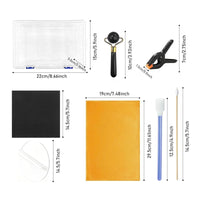 Lint-Non-Lint Cloths Trading Card Cleaning Kit Safe and Secure Card Flattening Kit