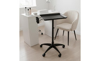 Hairdressing Trolley Wheeled Salon Tray on Wheels Stable Wide Foundation Tray  for Nail Technicians