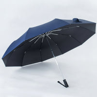 Foldable Automatic Umbrella Waterproof Umbrella with Wrist Strap Compact One-Handed for Travelers