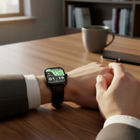 Smartwatch with Silicone Strap Long Battery Life Touchscreen Watch with Side Crown Smart Watch with Touchscreen Customizable