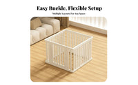 Indoor Use adjustable Puppy Playpen Configurable Shape Pet Fence adaptable Combination Dog Enclosure Easy Assembly for Owners of Small Dogs, Indoors, Living Room, Hallmethod, Travel