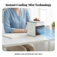3 Speed Settings Desktop Misting Fan Humidifier Function Portable Misting Fan Quiet Operation