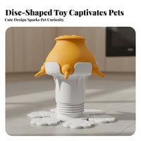 Anti-Choke Flow Pet Milk Feeding Bowl Suction Cup Base Multi-Nipple Pet Nurser Leak-Proof Lid for Kittens, Newborn Pets, Whelping Box