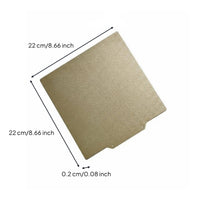Double-Sided PEI Build Plate Heat-Resistant PEI Spring Steel Build Plate Easy Model Removal Printer Part for Workshop