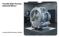High Pressure Whirlwind Blower All-Copper Engine Side Passage Blower Manufactu Circular Air Blower Die-Cast Aluminum Housing Low