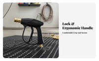 1/4 Inch Quick Connect High Pressure Water Compact Design Short Pressure Washer Long-Lasting
