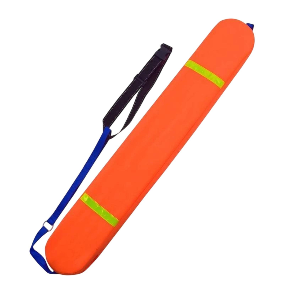Adjustable Foldable Rescue Tube Compact Rescue Buoy with Strap Professional Torpedo Buoy High Buoyancy for Swimming Pool