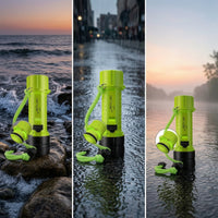 Rugged Flashlight with Wrist Strap Compact Handheld Flashlight Mini Torch for Night Work