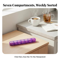 Weekly Detachable Box Large Capacity Detachable Weekly Case Lightlight-blocking
