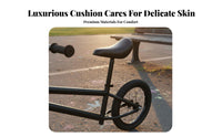 Soft and Comfortable Kids Bike Seat with Post Thick Padding Child Bike Seat Post Set Ergonomic Design