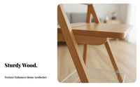 Rolling Trolley Two Tier Storage Sturdy Wood for Living Room