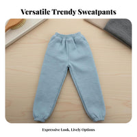 1/6 Scale Sweatpants Trendy Design 1/6 Scale Doll Clothes Realistic Look 12 Inch Action Figure Clothes for Collectors, Customizers, Dioramas