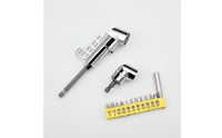 Right Angle Drill Attachment Right Angle Drill Adapter Low-Profile Screwdriver Bit Set for Home Improvers, Handymen, Tight Tight Spots