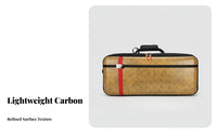Carbon Fiber Saxoph Single Case Impact Resistant Alto Saxoph Single Case Lightweight Musical Instrument Accessory for Saxophonists, Gigs, Concerts