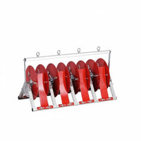 Easy Assembly Folding Cable Pay-Release Stand Heavy-Duty Portable Wire Reel Stand With Wheels Multi-Spool Wire Holder Thickened Stainless Steel for Installers, Home Renovation