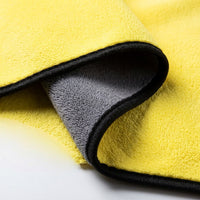 Fuzz Microfibre Cloth 5 Pack, Extremely-Soft Microfibre Towel for Car and Glass, High Absorbency Terry Cloths for Detailing