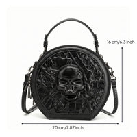 Crossbody Bag with Detachable Strap Structured Handbag   Design Edgy Purse for Concerts, Night Outings
