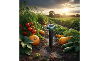 Sunlight-Activated Ground Protector Stake Waterproof Solar Powered Animal Acoustic Ground Deterrent for Garden, Yard, Orchard