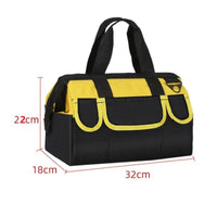 Tool Storage Bag Multi-Pocket Tool Bag with Pockets Heavy-Duty Soft-Sided for Handymen, Home Repairs, Jobsite