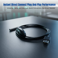USB Endoscope Camera, Commercial Inspection, Medical Aesthetics, HD LED Lighting, Plug and Play, Multi-Size Options