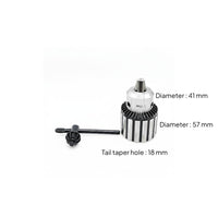 High Precision Heavy Duty Drill Chuck Self-Tightening Keyed Drill Chuck for Workshop, Industrial