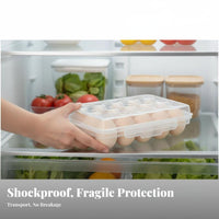 Shockresistant 6-ovum carrier holder shatter-resistantresistant Portable 6-ovum carrier holder Individual Compartments Kitchen Accessory Easy-Carry handle for tripers, outdoor mealkers, Home Cooks, Refrigerator, outdoor meal, Camping