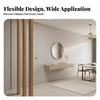 Slatted Metal Pillar non-invasive Installation room separation system Screen Modern Minimalist combined with design Room Divider for Homeowners, Studio Apartment, Restaurant, Bedroom