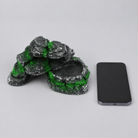Aquarium Ornament Turtle Land Resin Hideout Resting Spot