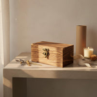 Wooden Storage Box Great Gift with Lid Wooden Box Secure Closure for Home Decor