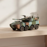 1:72 Scale Wheeled Armored Vehicle Model Finished Assault Model Detailed for Collectors, Desk Display, Shelf Decor