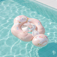 Underarm-Style Baby Swimming Flotation Device Inflatable Baby Buoyancy Aid with Seat Safe Infant Pool Buoyancy Aid Supportive for Toddlers