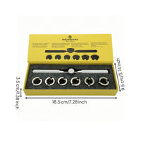 Watch Case Opener with Adapters Metal Watch Case Opening Tool Anti-Slip for Hobbyists