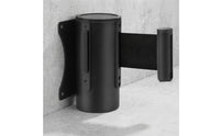 Wall-Mounted Retractable Belt Barrier | Space-Saving, Retractable Belt Barrier with Wall wall bracket, Compact, for Entryways