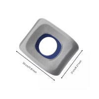 Washable Cover Spa Bed Face Pillow Ergonomic Design Face down Pillow with Hole Skin-Friendly Material for Office Workers