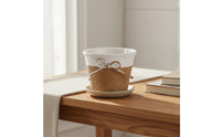 Paper Rope Flower Pot Waterproof Liner Paper Rope Planter Woven Flower Pot Natural Design Woven Plant Basket Multi-Use