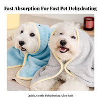 Quick Dry Dog Drying Towel Soft Material Absorbent Pet Towel Machine Washable for Dogs, Cats, Bathtime, After Swimming, Rainy Days
