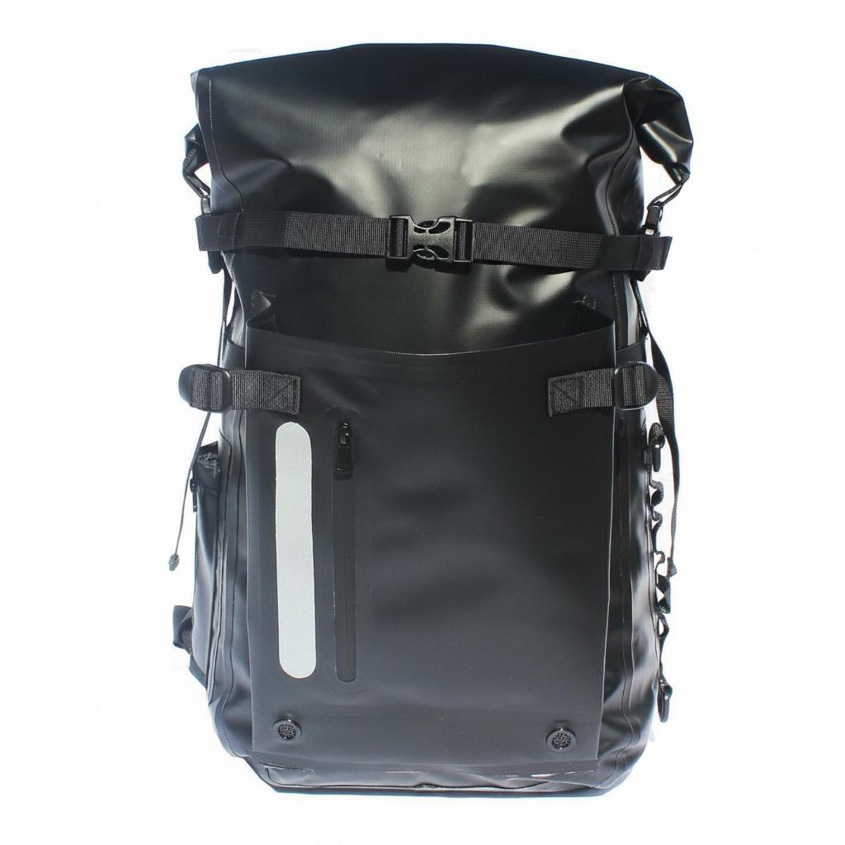 External Fin Pocket Diving Gear Bag Wet Dry Separation Flipper Carrying Backpack Reflective Strip Waterproof Roll Top Backpack for Divers, Swimmers, Boaters, Diving, Snorkeling, Boating, Kayaking