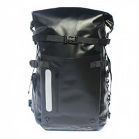External Fin Pocket Diving Gear Bag Wet Dry Separation Flipper Carrying Backpack Reflective Strip Waterproof Roll Top Backpack for Divers, Swimmers, Boaters, Diving, Snorkeling, Boating, Kayaking