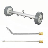 Double Use Pressure Washer Undercarriage Cleaner 4000 PSI Pressure Washer Water Broom Quick Connect for Homeowners, Driveway, Patio
