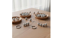 100 Pieces 12 Mm Acrylic Football Beads Through Hole Football Beads