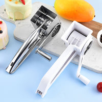 Rotary Cheese Grater Stainless Manual Hand Crank Cheese Shredder Versatile Hand Crank Food Shredder