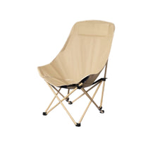High-Back Folding Moon Chair Sturdy Moon Chair Long-Lasting Furniture Stable for Picnics
