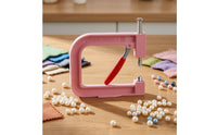 Hand Press Pearl Setting Machine Easy to Use Pearl Setting Machine Tabletop for Makers, Clothing Decoration, Home Studios