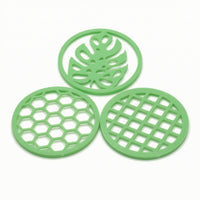 3 Pieces Circular Propagation Covers with Cutouts Flat Cutting Supports for Gardeners