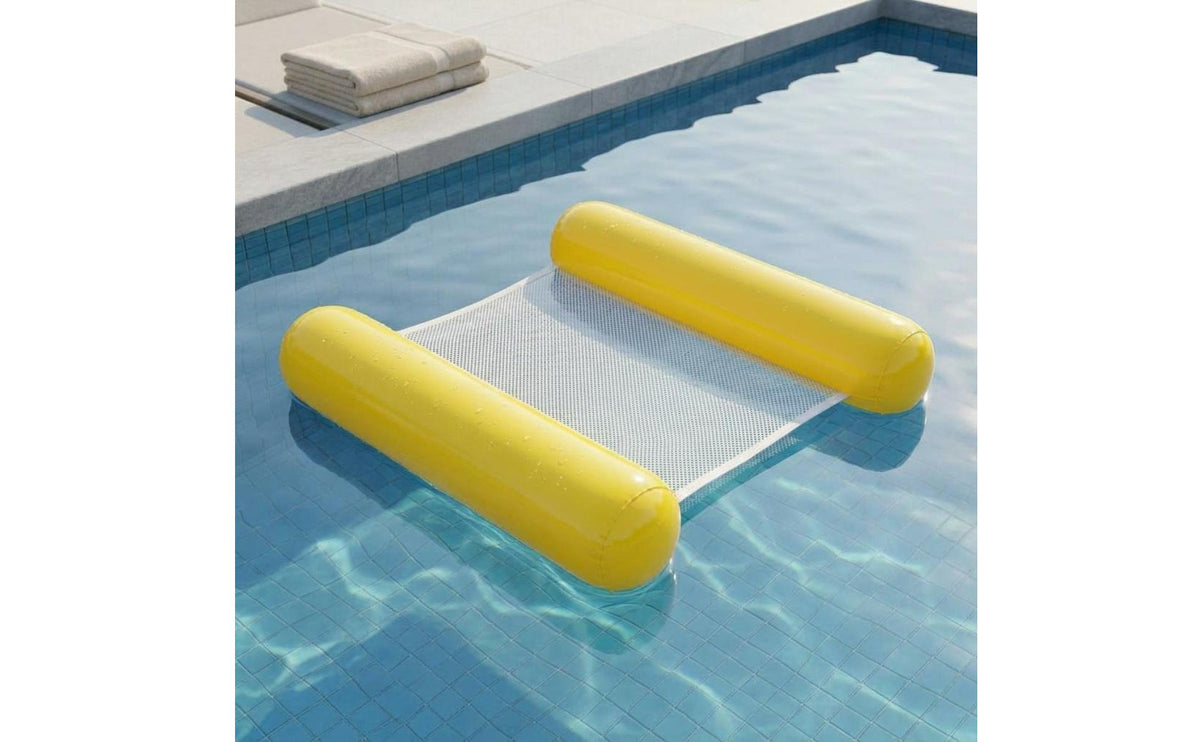 Inflatable Pool Lounger Foldable Water Hammock Chair PVC Material Pool Hammock
