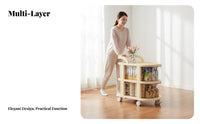Multi-Tier Storage Cart Universal Wheels Mobile Drawer Cart Mobile Drawer Organizer Multipurpose Plastic Storage Trolley