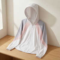 Women's UV Protection Sun Hoodie Jacket for Outdoor Cycling & Beach