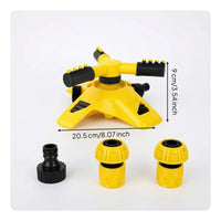 Rotating Garden Sprinkler Large-Area Rotating Sprinkler Stable for Homeowners