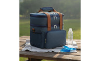 Large Capacity Double Layer Cooler Bag Hot or Cold Retention Insulated Lunch Bag Easy to Carry Thermal Lunch Tote Portable for Picnic, Travel
